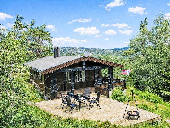 Ferienhaus für 4 Personen, mit Terrasse in Ost-Norwegen