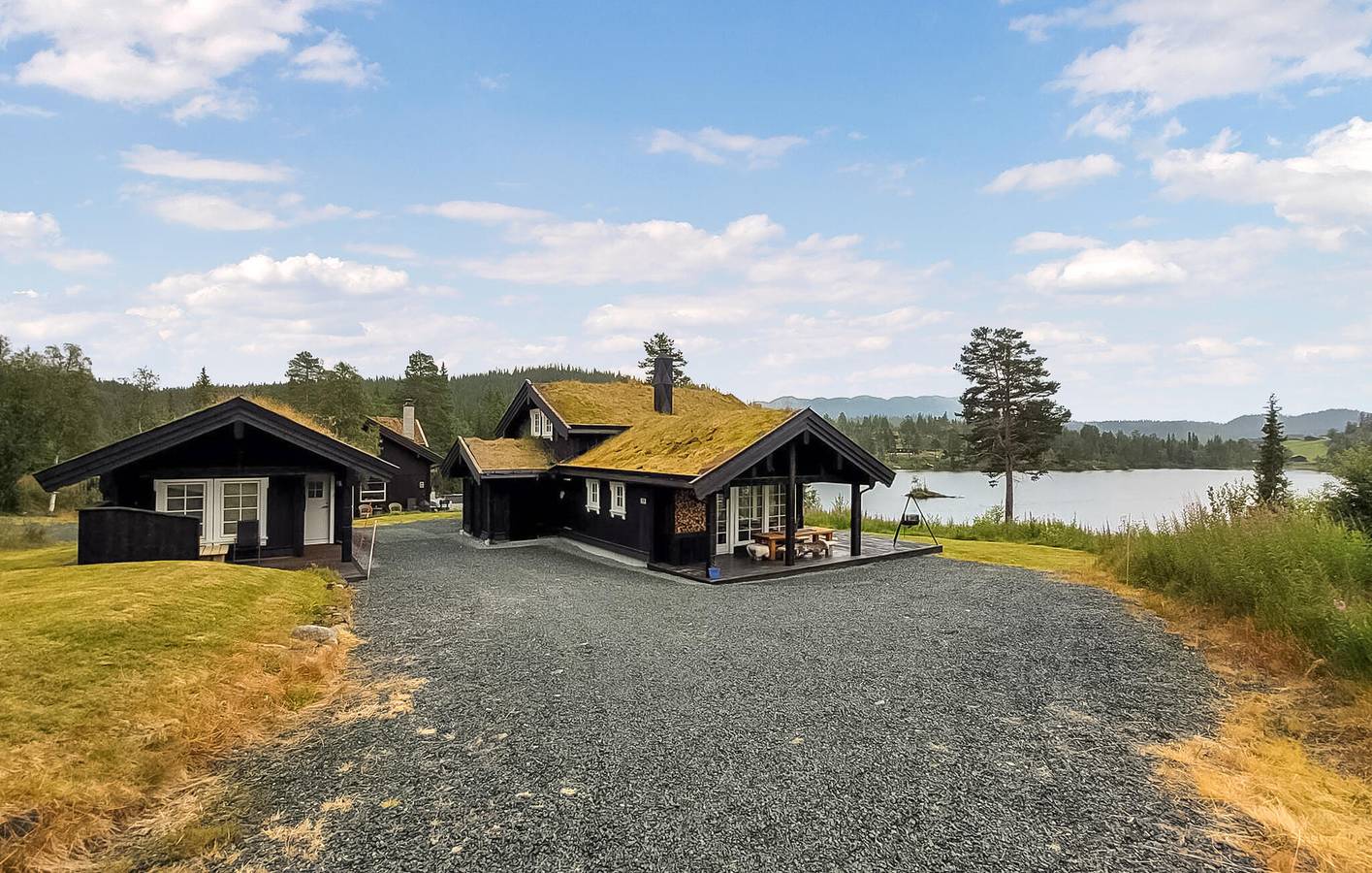 Ferienhaus für 9 Personen mit Ausblick in Vinje