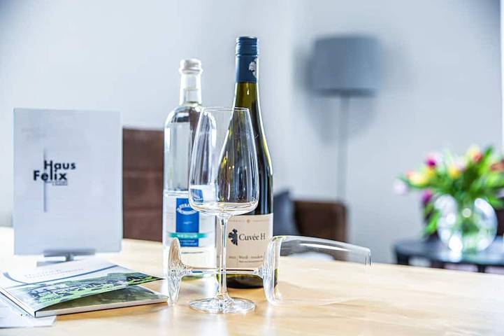 Ferienwohnung für 4 Personen, mit Terrasse und Garten sowie Sauna in Radebeul