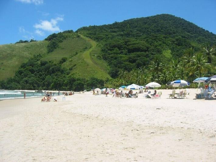 Maison de vacances pour 7 personnes, avec balcon ainsi que piscine et jardin dans Brésil
