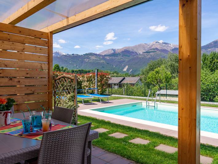 Vakantiehuis voor 4 personen, met Terras en Tuin aan het Comomeer