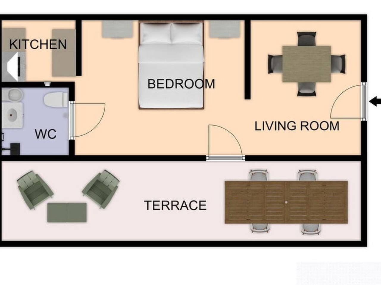 Appartement entier, Sopraloreto Apartment in Loreto, Province d'Ancône