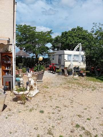 Caravane pour 2 personnes, avec piscine et jardin à Saint-Laurent-d'Aigouze