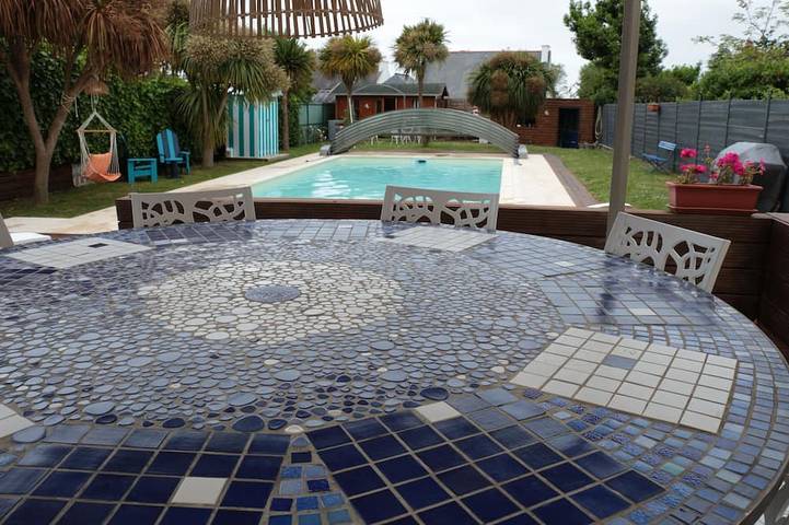 Villa für 8 Personen, mit Terrasse und Garten sowie Whirlpool, mit Haustier - 1