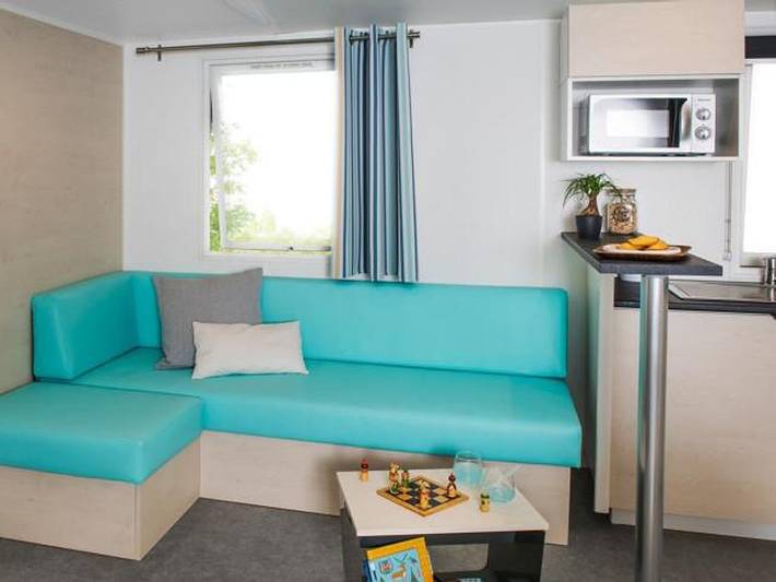 Flower Camping La Steniole - Mobilheim 6 personen - Cordelia Premium in Granges-Aumontzey, Regionaler Naturpark Belchen der Vogesen