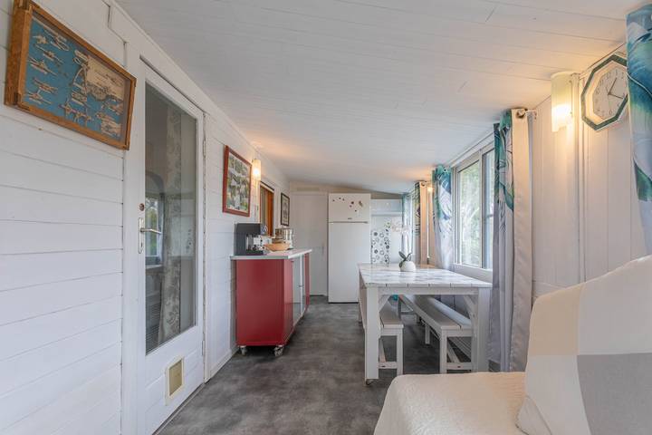 Mobilheim 'Joli' mit privater Terrasse, Wlan und Klimaanlage in Roquebrune-sur-Argens, Mittelmeerküste (Frankreich)