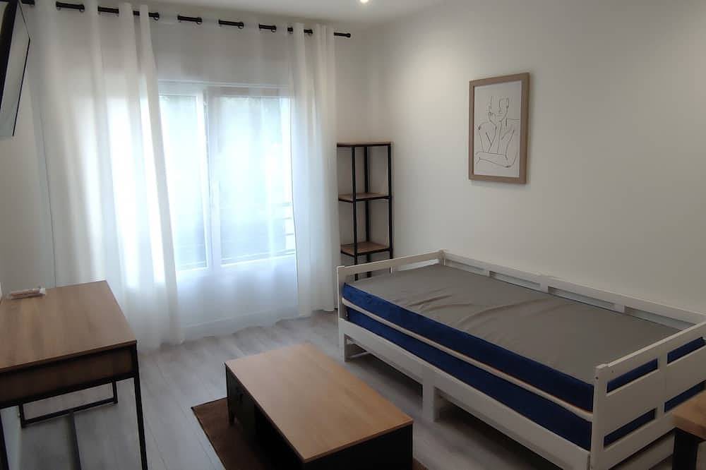 Entire apartment, New Air Conditioned Studio + enclosed Pk (Washer/dryer - Fiber Internet - Android Tv) in Chambray-lès-Tours, Tours region