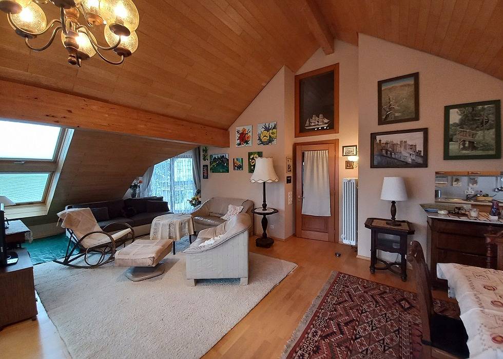 Ganze Ferienwohnung, Ferien-Studio Säntisblick und Reblaube - 2,5-Zimmer Fewo "Säntisblick", Dg, 80 m² in Radolfzell, Radolfzell am Bodensee