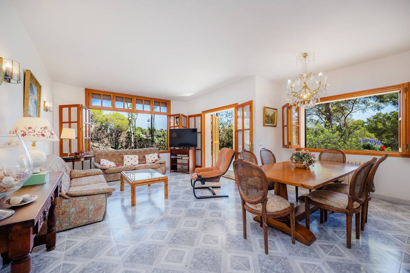 Villa 'Ca Ses Mestres' mit Meerblick, privater Terrasse und Wlan in Cala Santanyí, Santanyí
