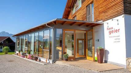 Ferienwohnung für 2 Personen, mit Terrasse und Garten sowie Sauna in Rieden