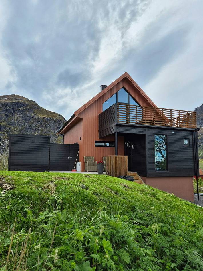 Ferienhaus für 6 Personen, mit Terrasse und Garten sowie Sauna auf den Lofoten - 3