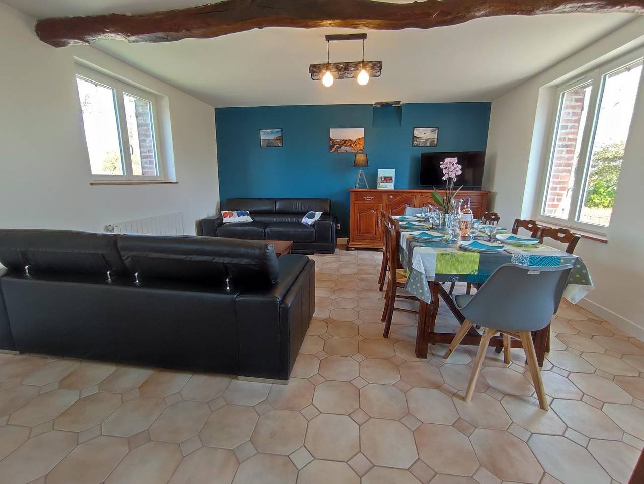 Casa de huéspedes para 8 personas con jardín in Gueutteville-les-Grès, Región de Dieppe