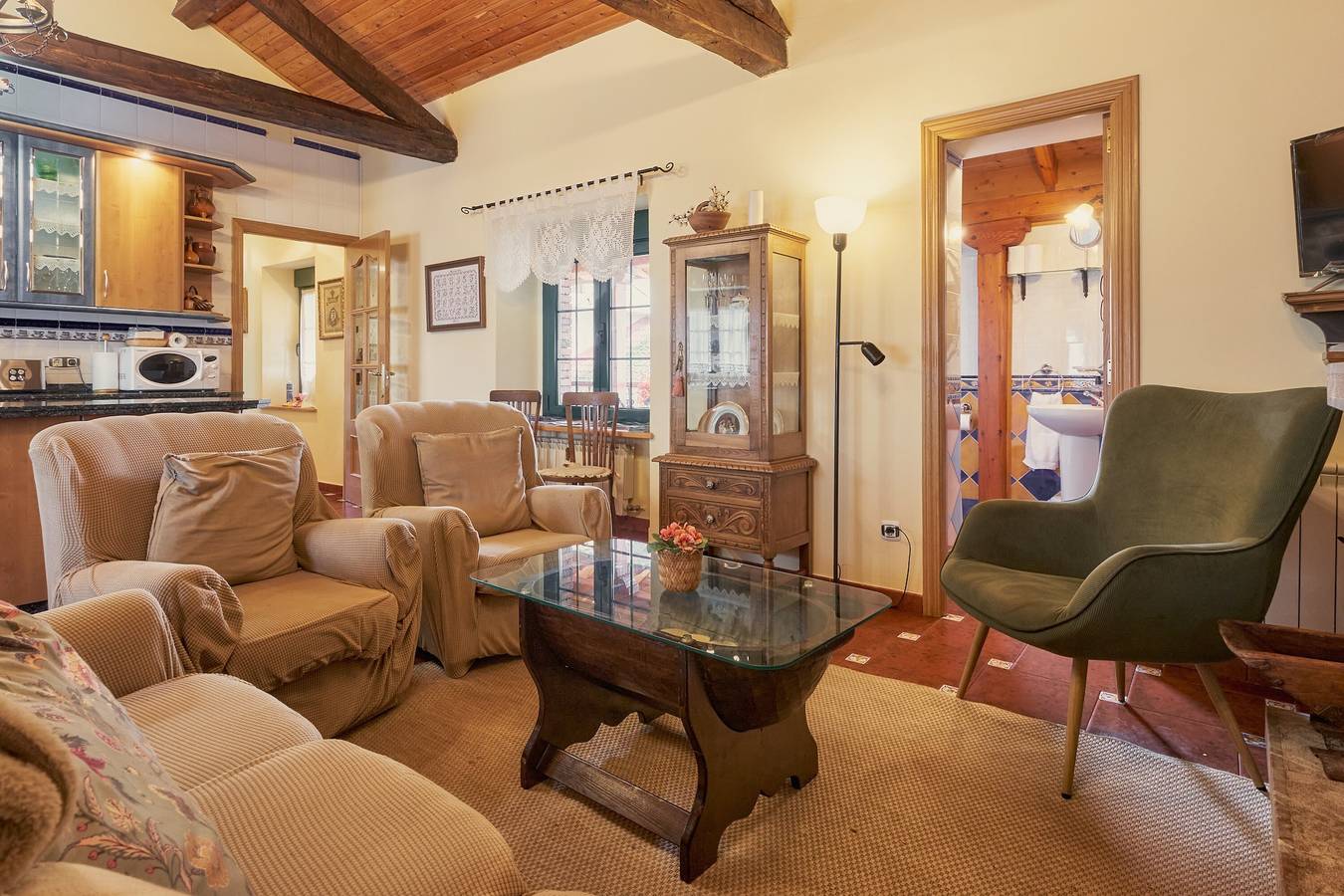 Ferienhaus 'El Corredor' mit privater Terrasse, Garten und Wlan in La Pola de Gordón, Cordillera Cantábrica