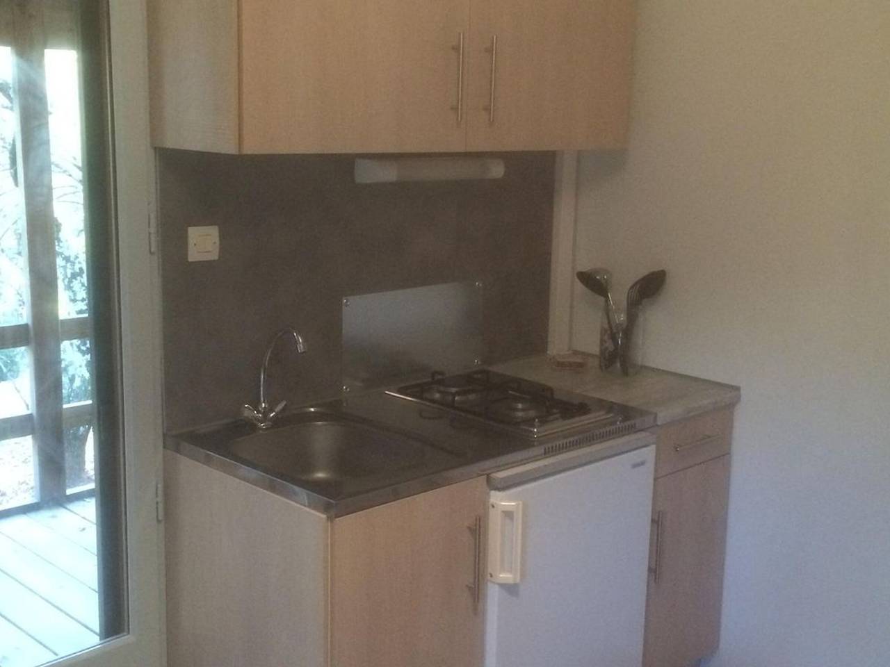 Gemütliches Chalet mit Terrasse, 2 Sz für 4 Pers. in Vogüé, Ardèche