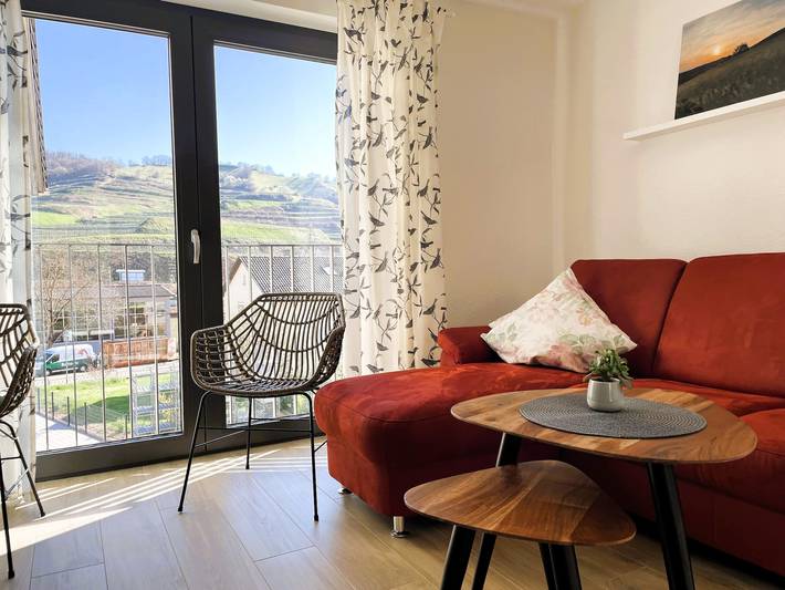 Ferienwohnung für 4 Personen, mit Balkon und Ausblick in Kaiserstuhl