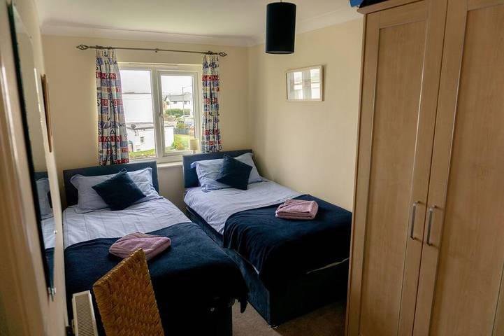 Appartement entier, Surplombant la plage et le parcours de golf de Fistral - Base idéale pour une pause d'automne in Newquay, Cornouailles