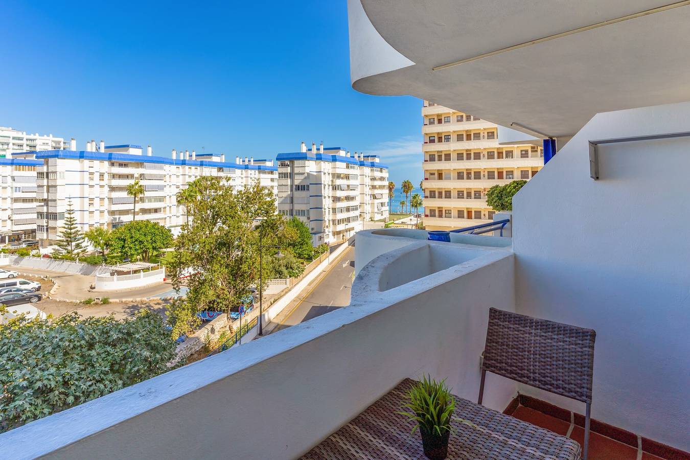Geheel appartement, Appartement 'Beach Escape' met Uitzicht op Zee, Wifi en Airconditioning in Benalmádena Costa, Benalmádena