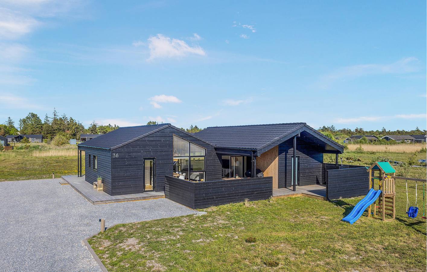 Feriehus for 8 personer med sauna in Bratten, Jerup