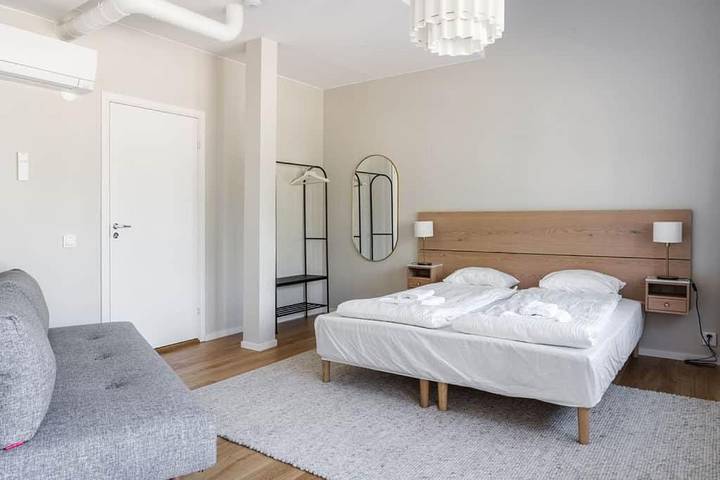 Ferienhaus für 4 Personen, mit Pool und Sauna in Beddingestrand