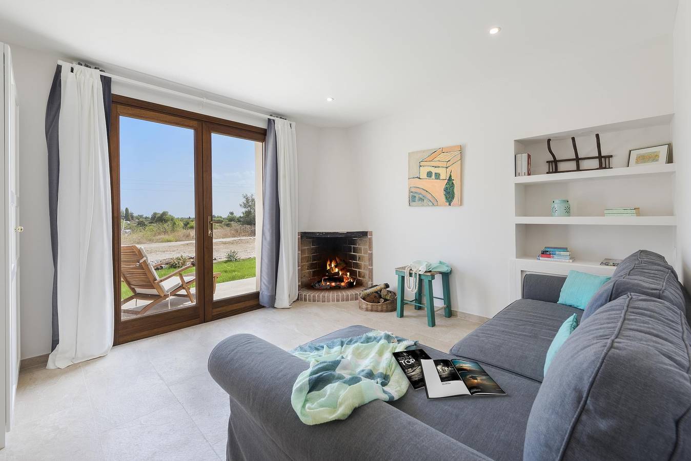Casa de vacaciones "Morell" con vistas al mar y a la montaña, piscina, aire acondicionado y jardín in Pollença, Mallorca Norte