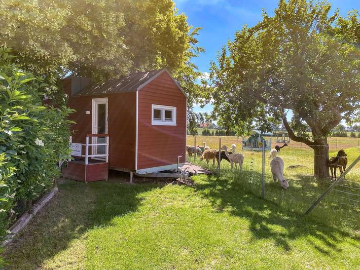 Ferienhaus für 4 Personen, mit Terrasse und Garten sowie Ausblick