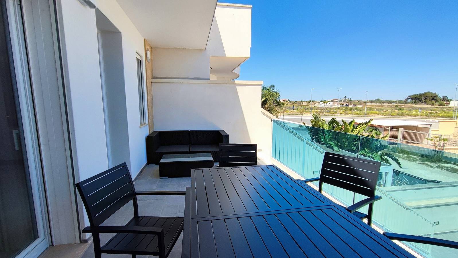 Ganze Wohnung, Apartment 'Nuovo T San Giovanni' mit privater Terrasse, Balkon und Klimaanlage in Torre San Giovanni, Golf von Tarent