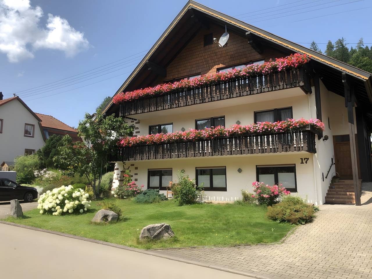Ganze Wohnung, Ferienwohnung 'Kaltenbach' mit Balkon und Wi-Fi in Enzklösterle, Nordschwarzwald