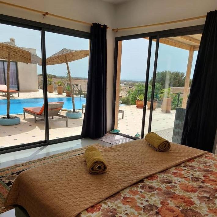 Maison d’hôte pour 2 personnes, avec jardin ainsi que piscine et vue dans Sidi Kaouki - 3