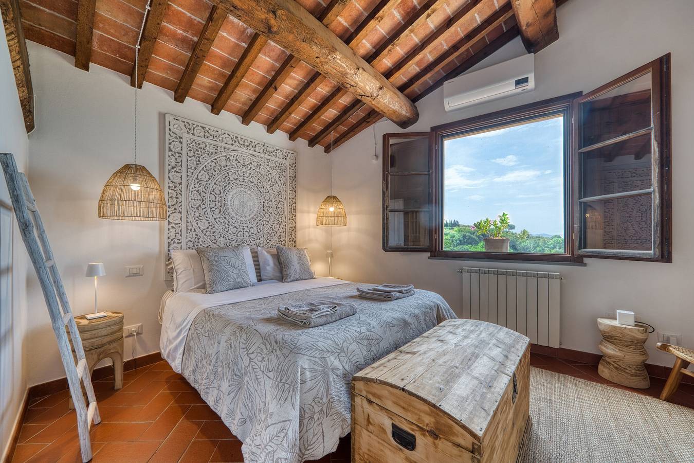 Ferienhaus 'Casa Conte Martini' mit Gemeinschaftspool, Wlan und Klimaanlage in Palaia, Pisa Provinz