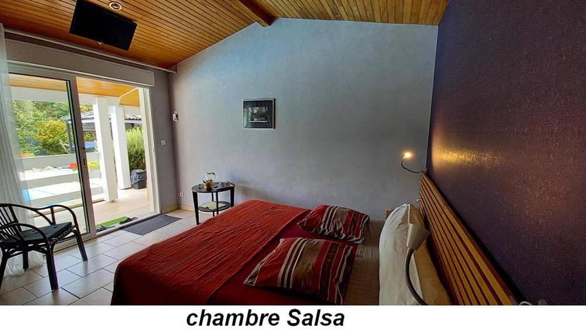 Gîte pour 2 personnes, avec piscine ainsi que vue et jardin, animaux acceptés à Boutiers-Saint-Trojan - 4