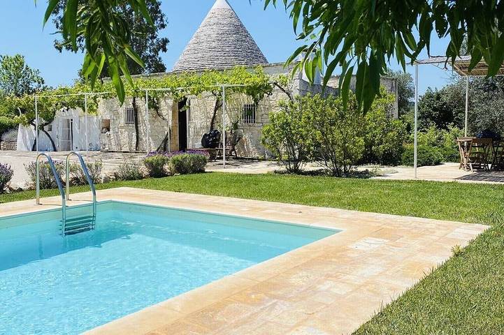 Maison de vacances pour 5 personnes, avec terrasse et jardin, animaux acceptés à Ceglie Messapica