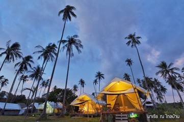 Parc de vacances pour 3 personnes, avec jardin et vue dans Ko Mak