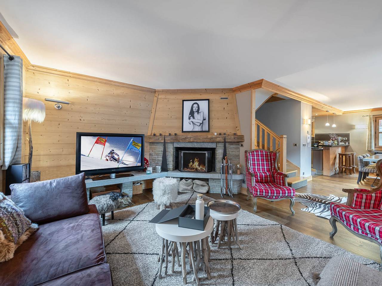 Chalet cosy au centre de Courchevel Le Praz avec sauna, terrasse et parking in Courchevel 1300 (Le Praz), Saint-Bon-Tarentaise