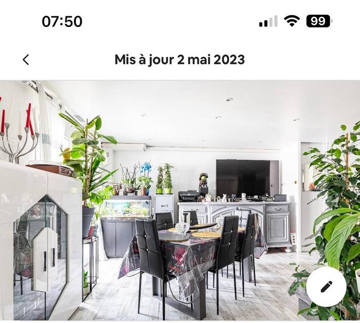 Location de vacances pour 2 personnes, avec terrasse, animaux acceptés à Vaulx-en-Velin - 4