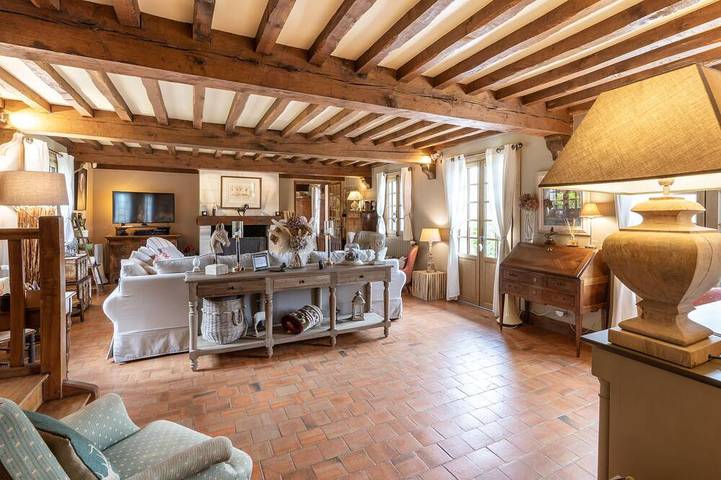 Gîte pour 12 personnes, avec jardin à Manerbe - 4