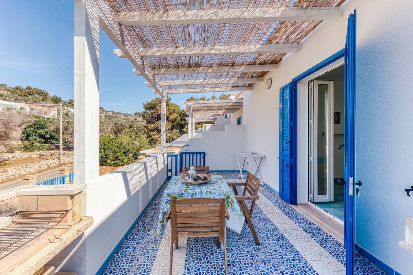 Casa Vacanze 'Il Carrubo Silene' con terrazza privata e balcone in Alessano, Provincia di Lecce