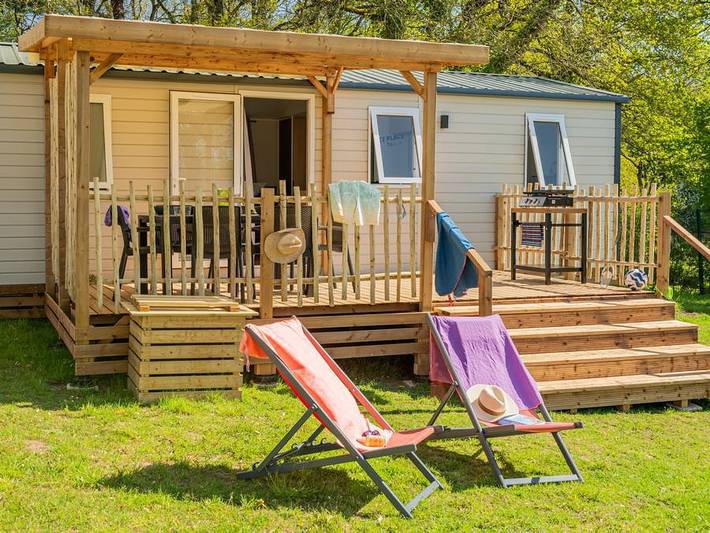 Mobil home pour 4 personnes à Jugon-les-Lacs - 2