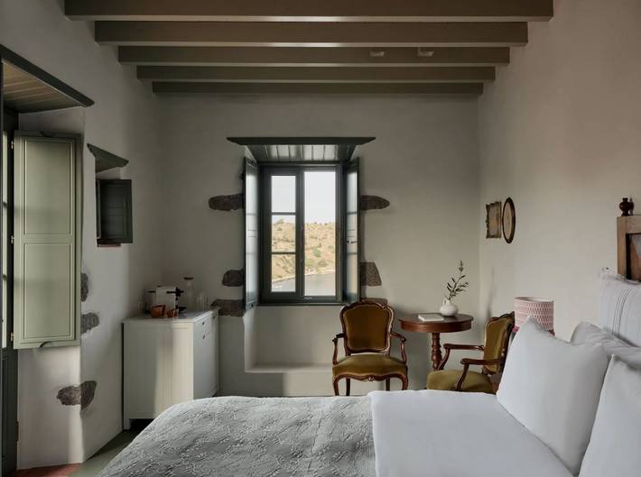 Location de vacances pour 5 personnes, avec balcon et vue sur l’océan dans Patmos - 4
