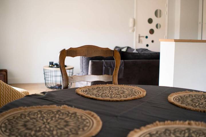 Appartement de vacances pour 2 personnes, avec Balcon ainsi que Terrasse et Vue