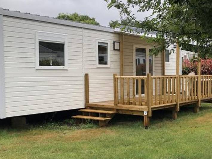Camping Entre Terre et Mer  - Mobilheim 6 personen - Mobilheim Confort (3 Zimmer) in Pont-Scorff, Côte des Mégalithes
