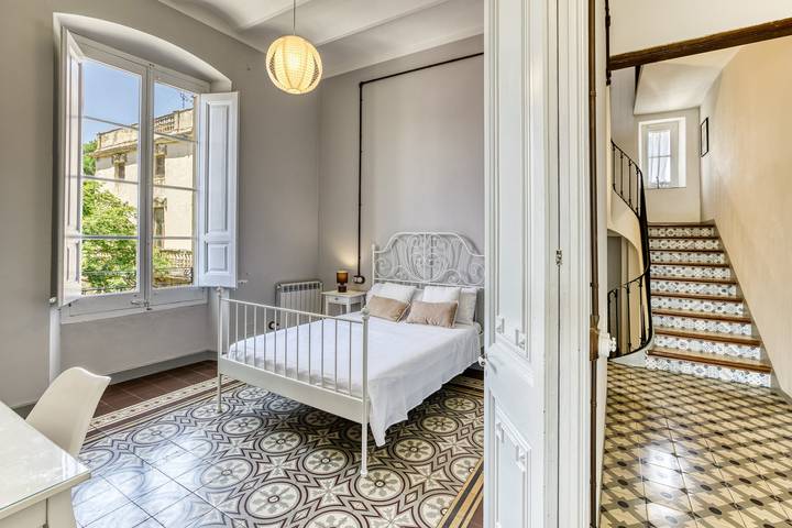 Casa señorial modernista para 14 - 7 dormitorios - Centro de Palafrugell - Patio - Garaje in Palafrugell, Costa Brava