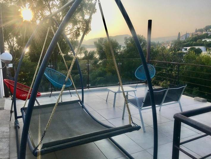 Maison de vacances pour 4 personnes, avec vue et balcon