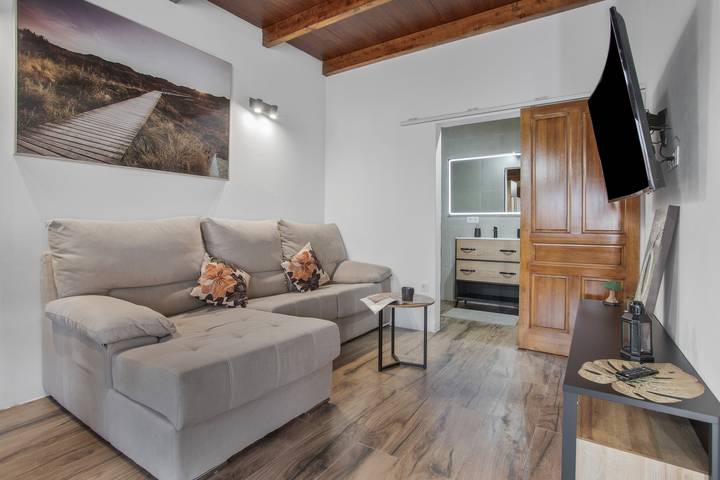 Appartement de vacances 'El Refugio De Los Sueños' avec vue montagne, terrasse et Wi-Fi in Uga, Yaiza