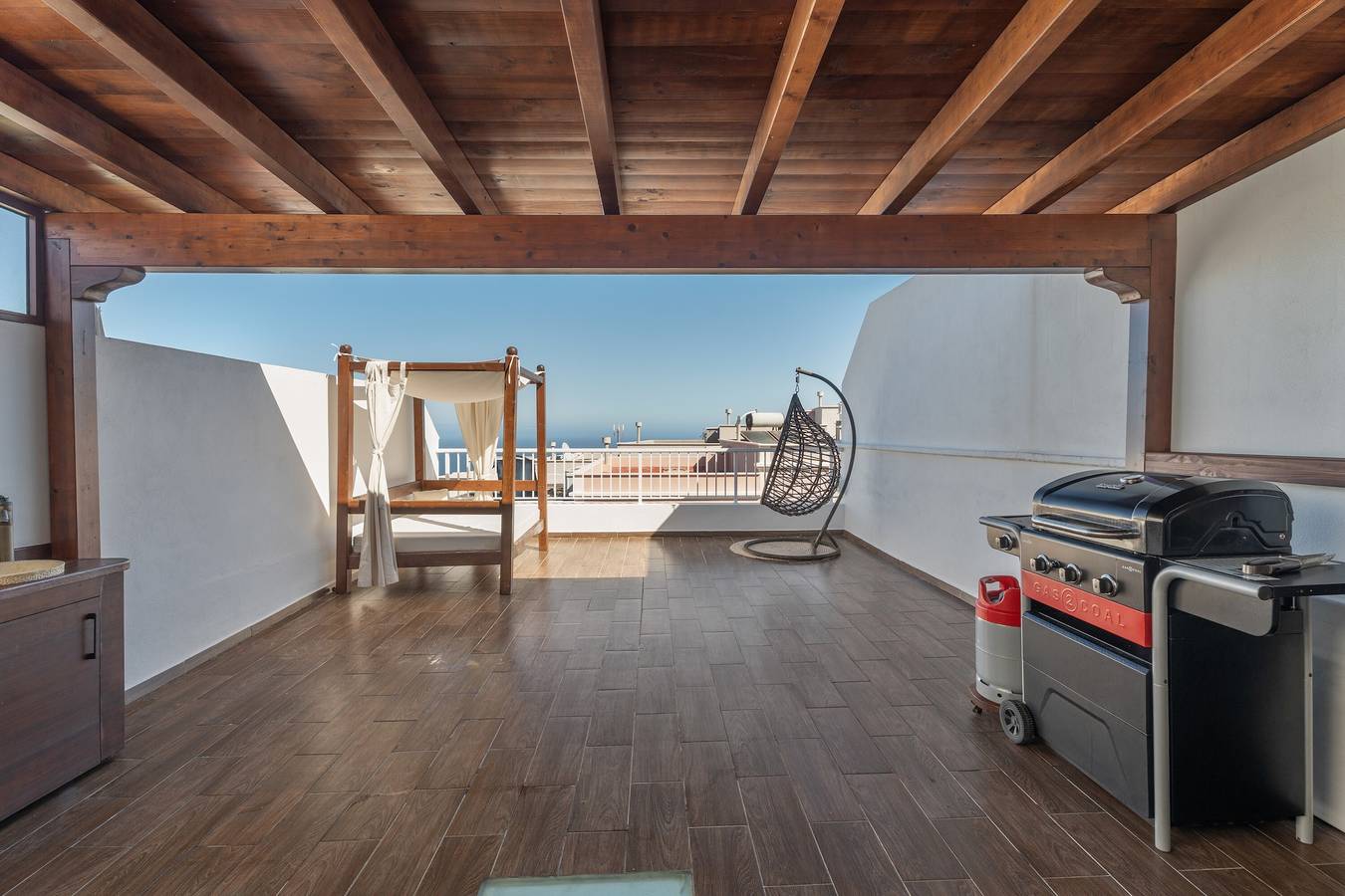 Casa Vacacional 'Las Cucharitas' con Vistas al Mar, Terraza chill-out in Llano de Méndez, La Guancha