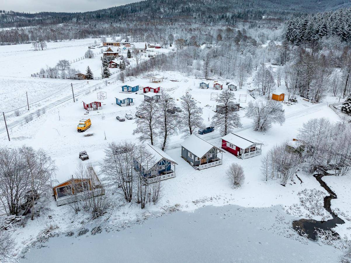 Osada Pstrąga in Sudety (Polska)