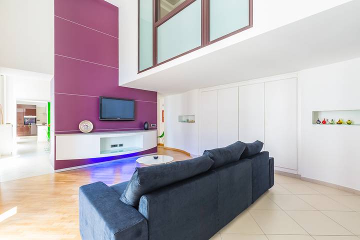 Ferienwohnung mit Meerblick für 6 Personen, mit Balkon