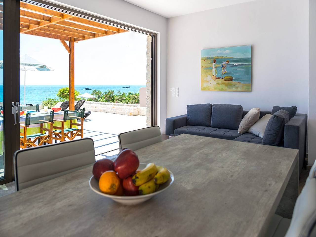 Willa w Frangocastello przy plaży Laki in Chania i okolice
