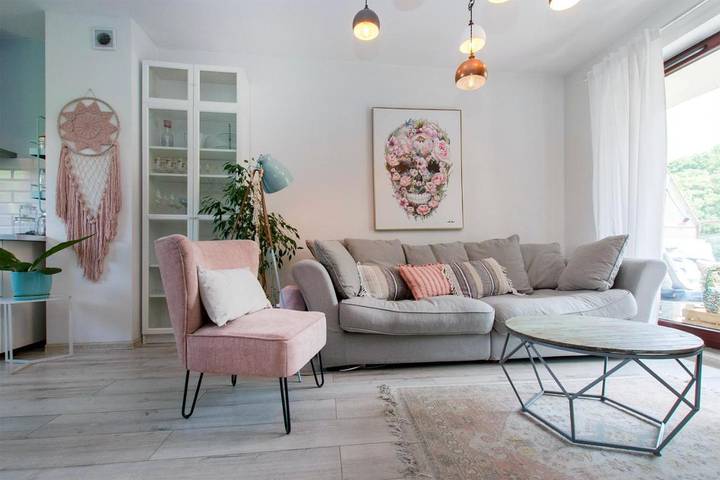 Apartament wakacyjny dla 4 osób, z balkon w Chełm