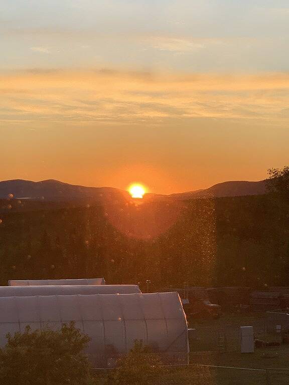 Post and beam cabin with king and bunk in Piscataquis County