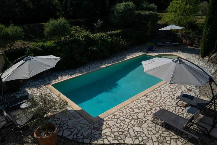 Gîte pour 5 personnes, avec jardin ainsi que vue et piscine à Saint-André-de-Cruzières - 4